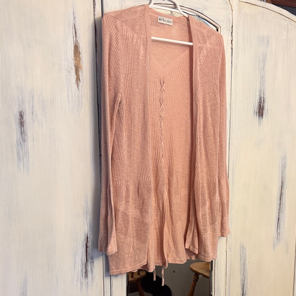 Chic Women's Pink Cardigan by Notations